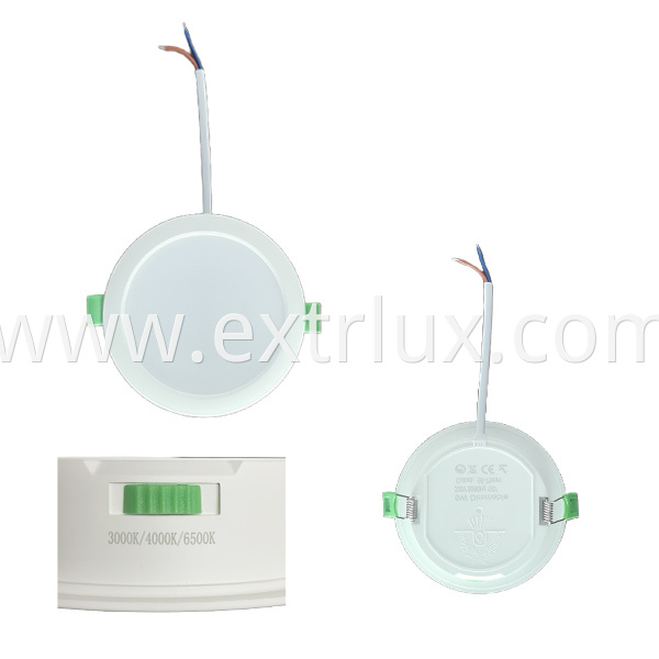 led Plastic Side dial downlight 7W 3CCT